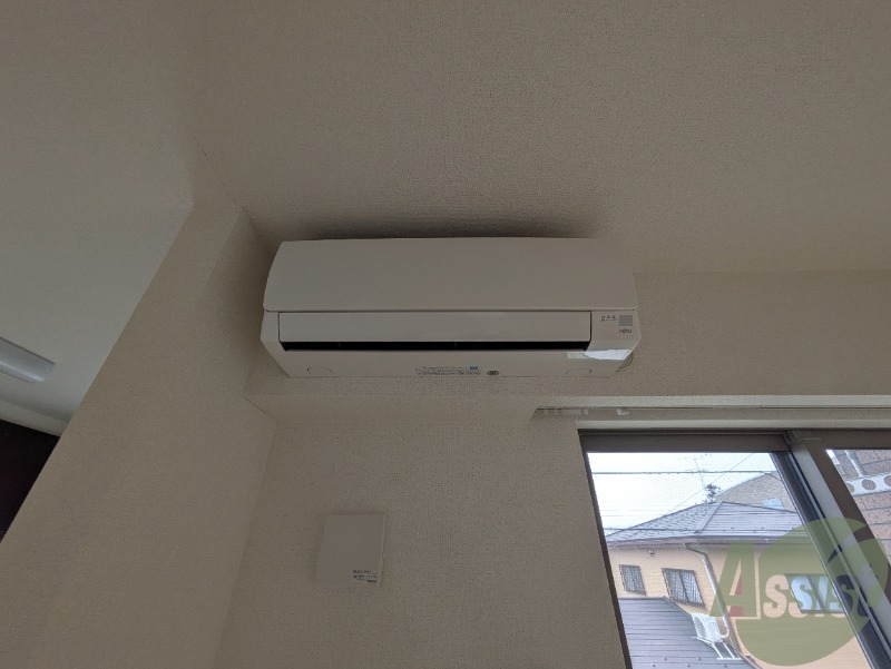 その他設備　エアコンは二台付いているので快適に過ごせますね。