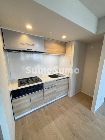 キッチン　コンパクトなキッチンで掃除もラクラク