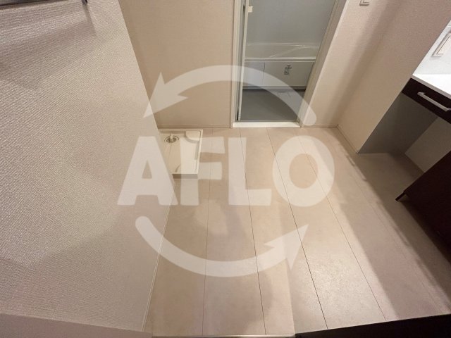 洗面設備　アゴーラ針中野　洗面脱衣所