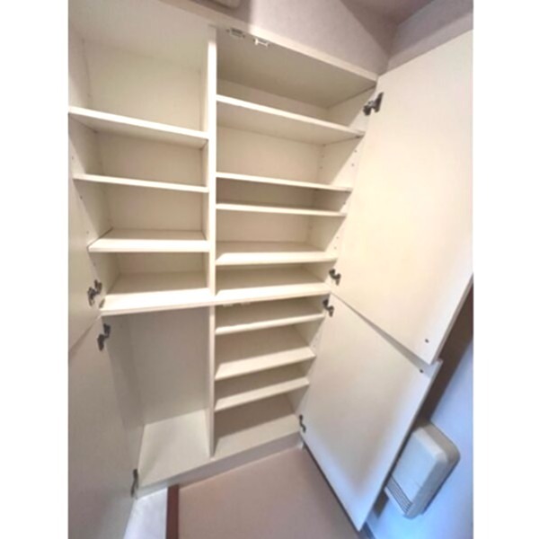 収納　同じ間取りの別部屋の写真です