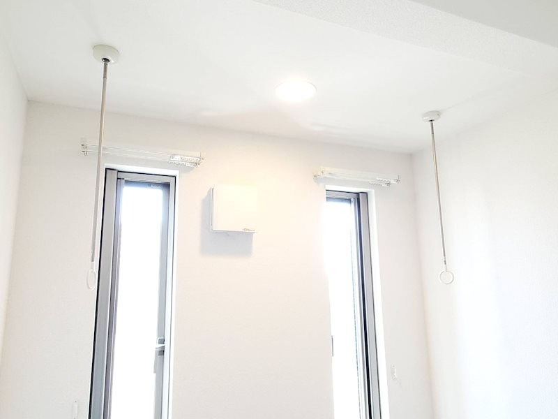 その他　室内物干しもできます。