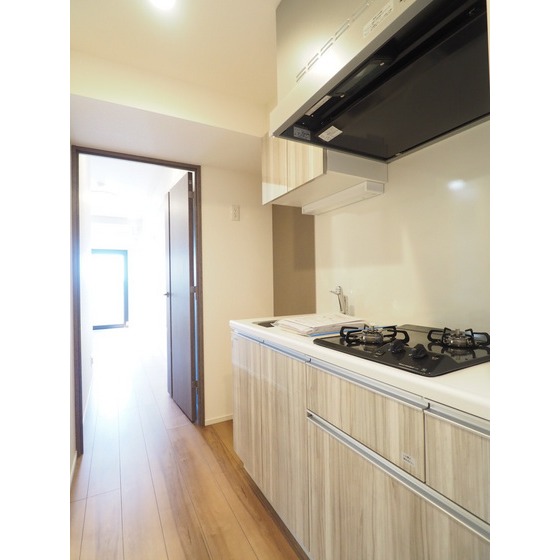 キッチン　調理台が広くなるパーツあり