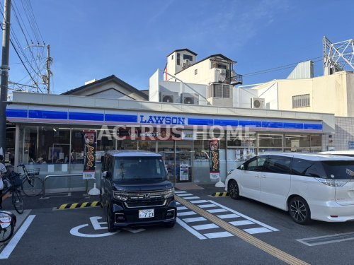 コンビニ　ローソン 北田辺四丁目店（コンビニ）まで263m