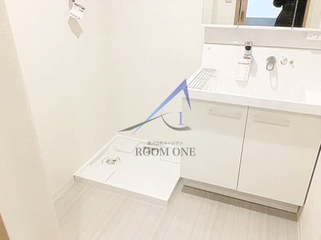 洗面設備　洗面台です。