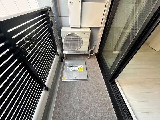 バルコニー　※別部屋の写真です