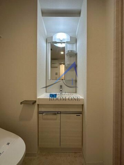 洗面設備　洗面台です。