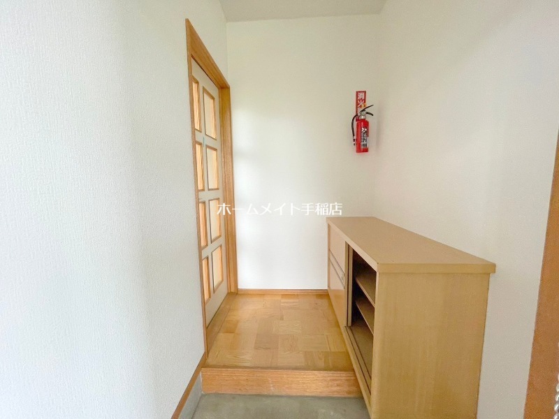 玄関　玄関スペース、シューズボックス付きです♪