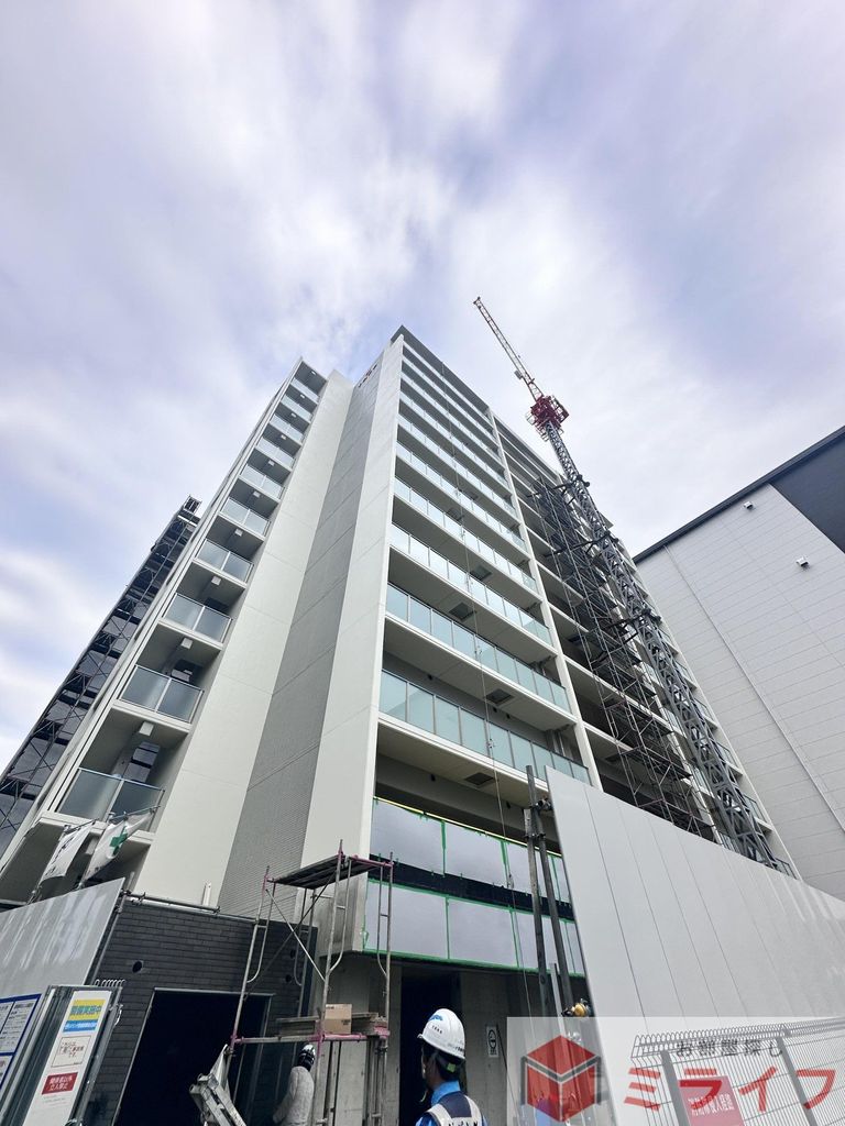 建物外観　7月3日入居開始です。