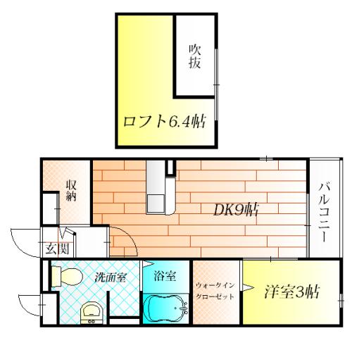 リープライツの間取り写真