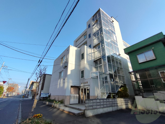 建物外観　札幌市北区北２２条西「ロイス札幌」