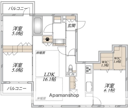 Rampartの間取り写真