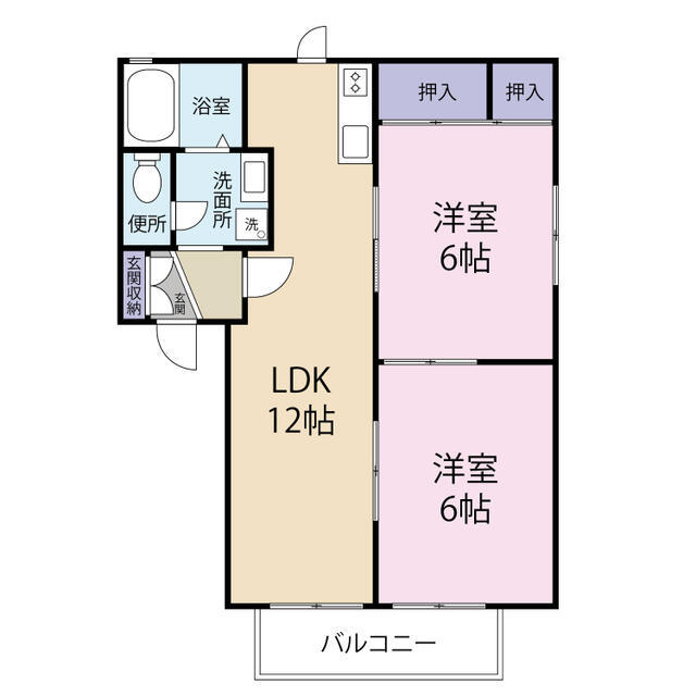 その他　【間取り図】オールフローリングのお部屋です。
