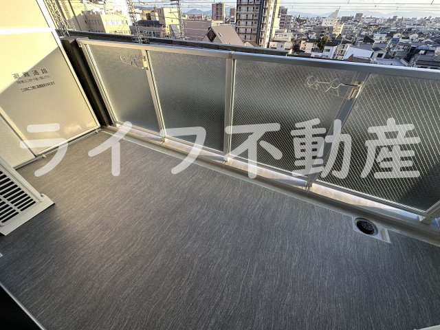 バルコニー　落ち着いた時間を過ごせるバルコニーです