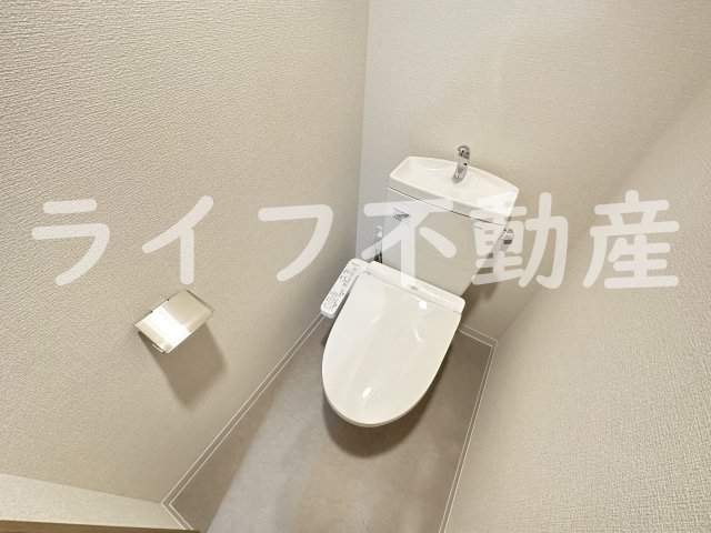 トイレ　ゆったりとした空間のトイレです