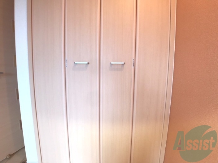 収納　ここに収納があります。収納があると部屋が広く使えます。