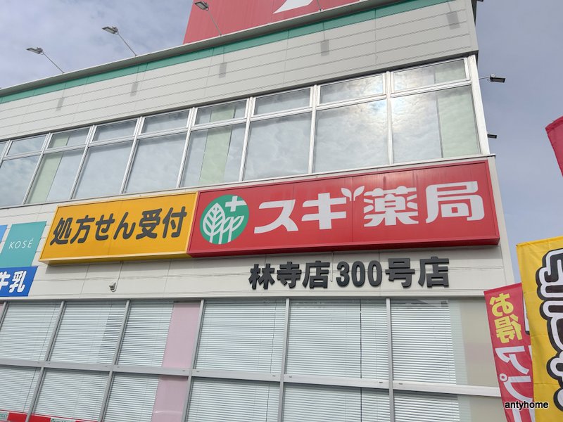 ドラックストア　スギ薬局 林寺店（ドラッグストア）まで578m