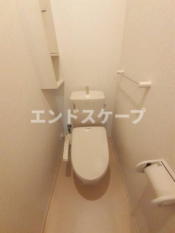 上信電鉄 上州七日市駅 徒歩23分 2階建 築12年のトイレ写真