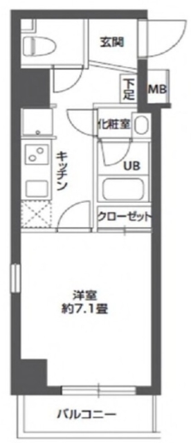 ニューシティアパートメンツ南千住の間取り写真