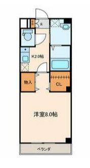 エクセドラ北参道の間取り写真