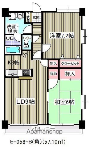 アウラ10の間取り写真