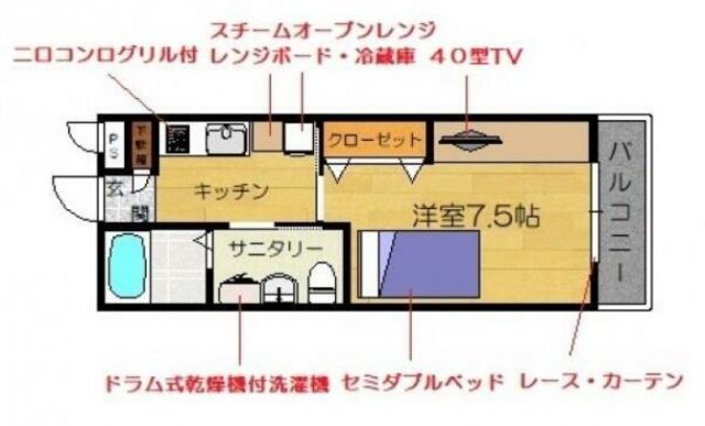 フィオレの間取り写真