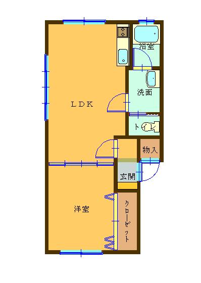 アポロＢの間取り