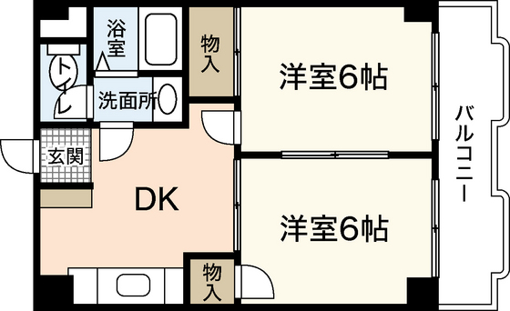 ネオデラサンテの間取り