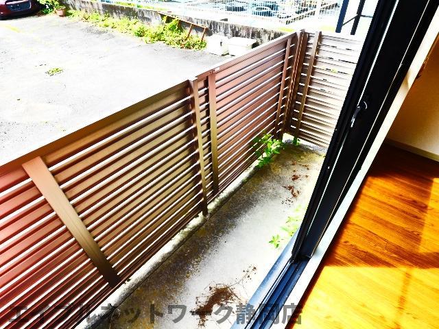 バルコニー　広々としたバルコニーです