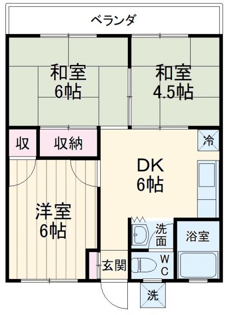 神奈川県厚木市戸室３（アパート）の賃貸物件の間取り