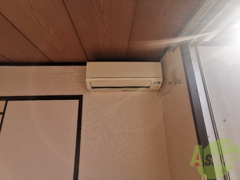 その他設備　エアコンが付いていますので寒暖対策もばっちり。