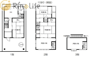 八尾市竹渕東のその他の間取り