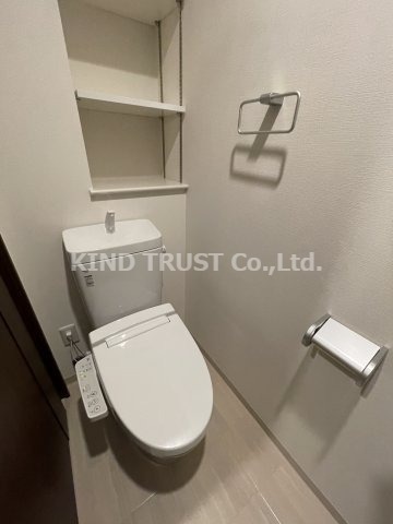 トイレ　ゆったりとした空間のトイレです