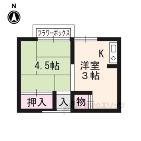 牧定荘の間取り