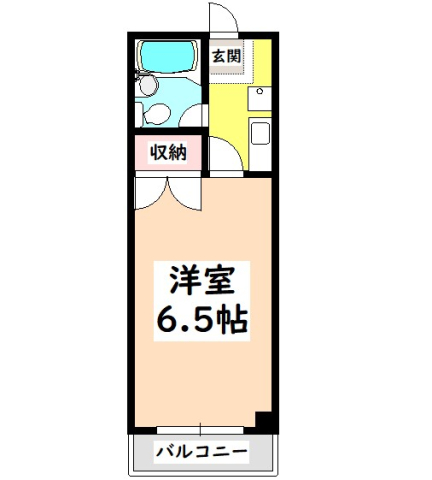 安城市高棚町のアパートの間取り