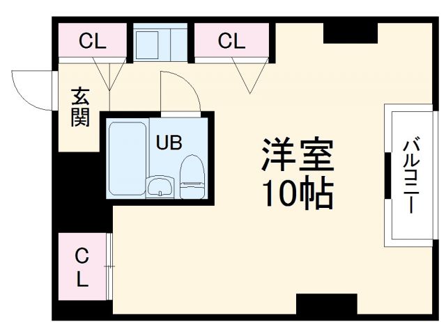 京都市右京区西院安塚町のマンションの間取り