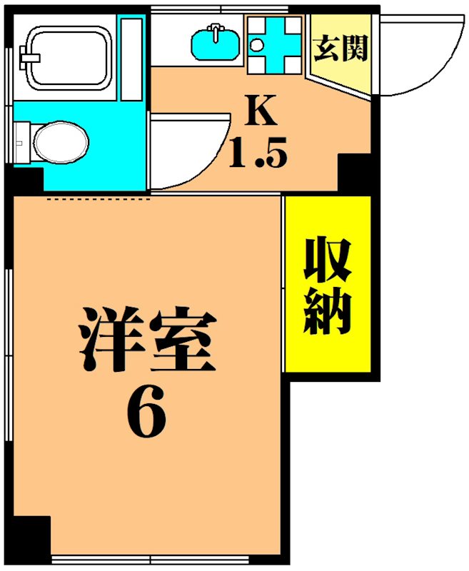 シノザキビルの間取り