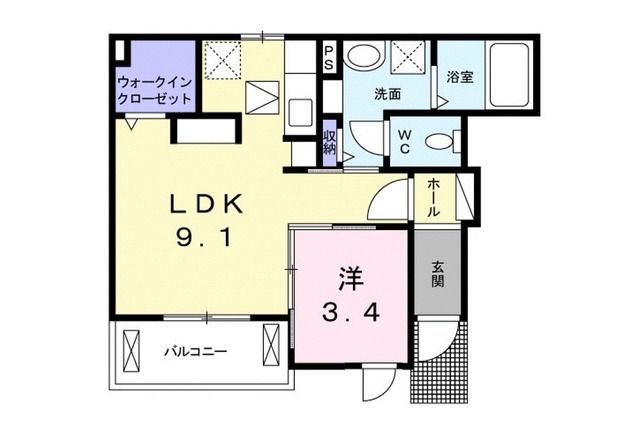 アルカンシエル・エムの間取り