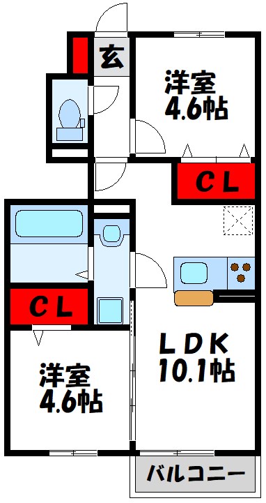 リバーフィールドの間取り