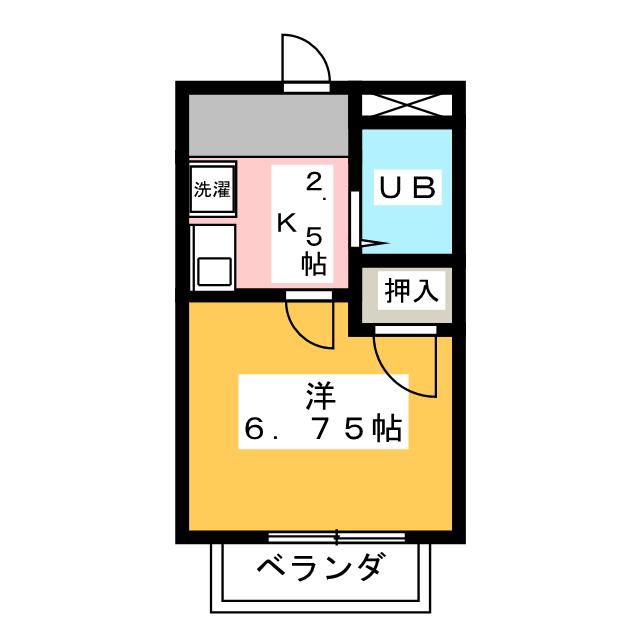 メゾン内藤　Ｂの間取り