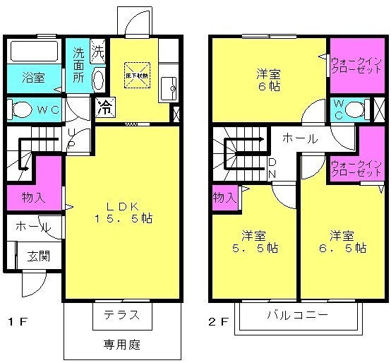 サンパティーク北町の間取り