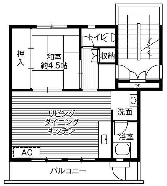 那須烏山市城東のマンションの間取り