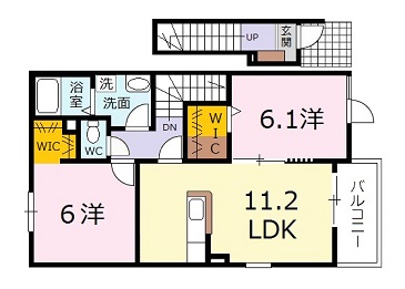 フォレスト　光　IIの間取り