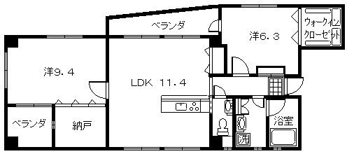 ライトビューパレスの間取り