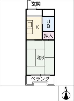 大豊マンションの間取り