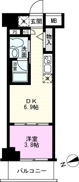 スパシエ千住大橋の間取り