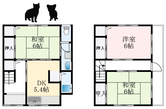 堺市東区日置荘原寺町のその他の間取り