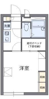 高松市三条町のアパートの間取り