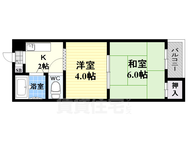 【ハイツアムールの間取り】