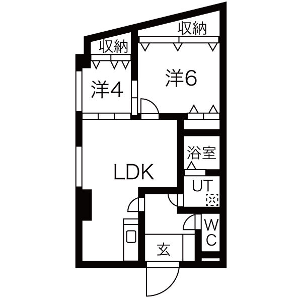 エムズコートIIの間取り