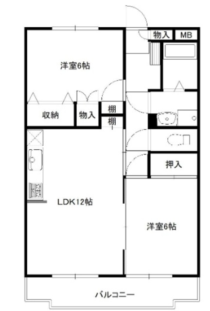 KTD 羽村の間取り